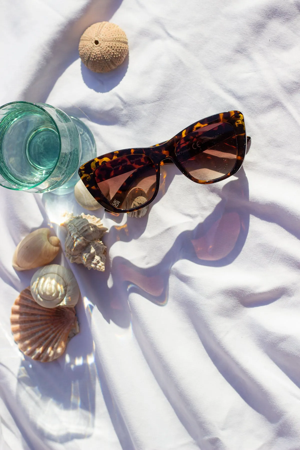 Chunky Semi Cat Eye Sunglasses