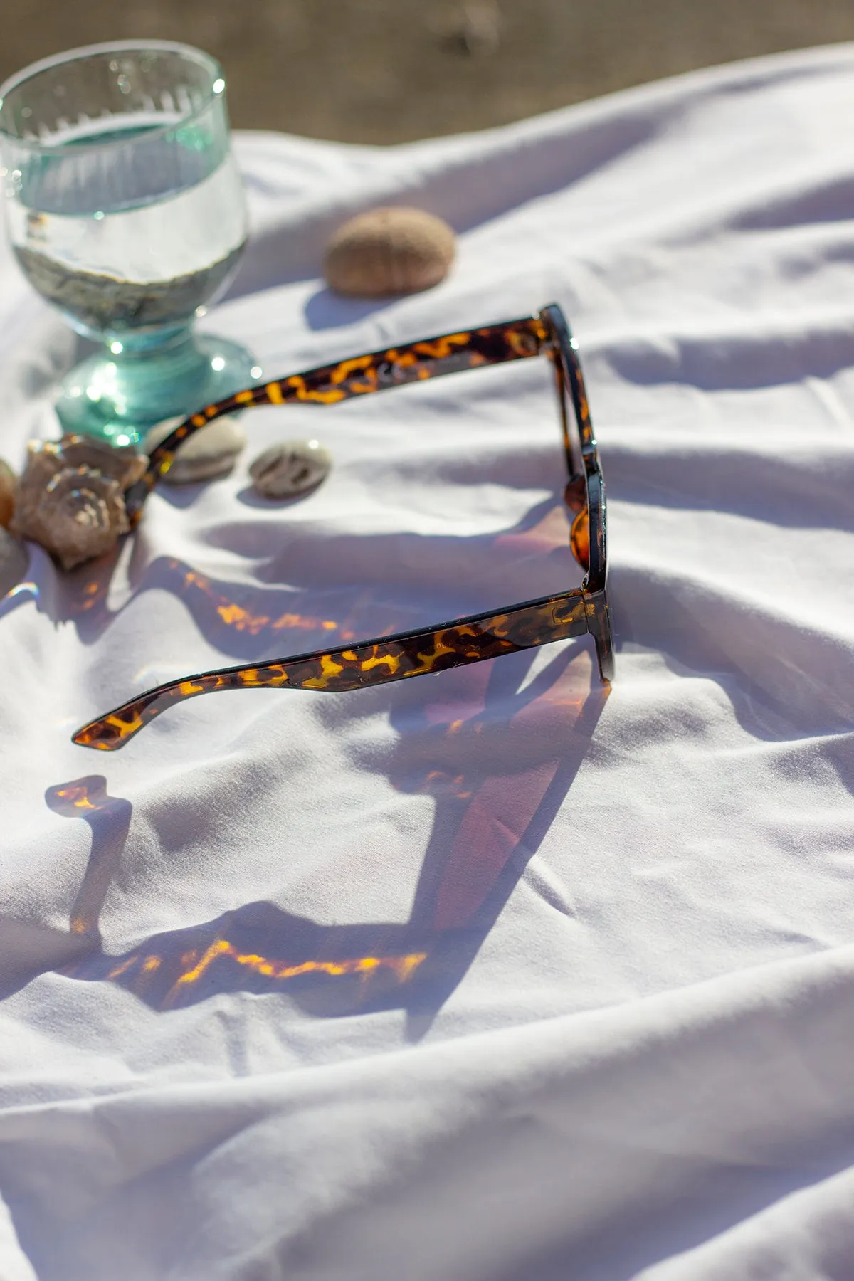Chunky Semi Cat Eye Sunglasses