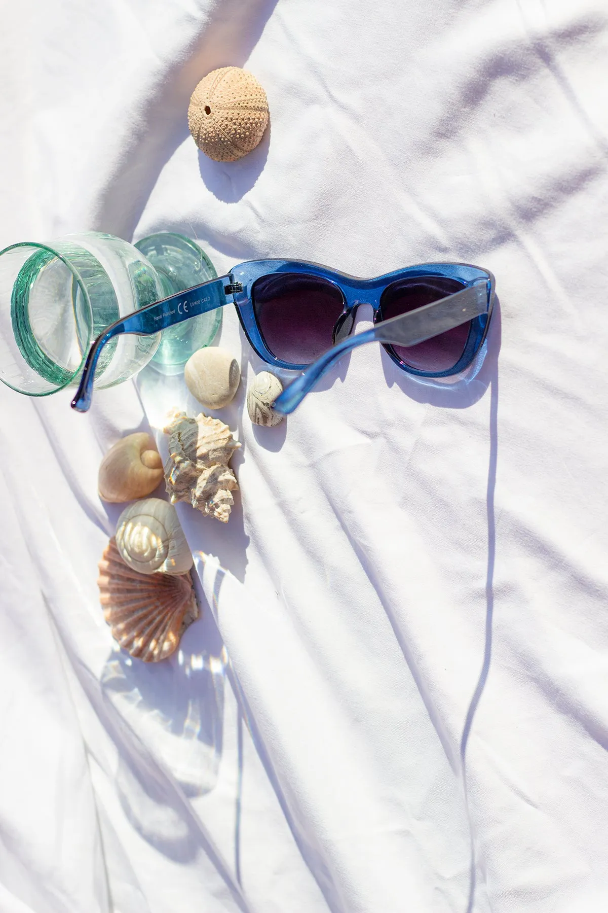 Chunky Semi Cat Eye Sunglasses