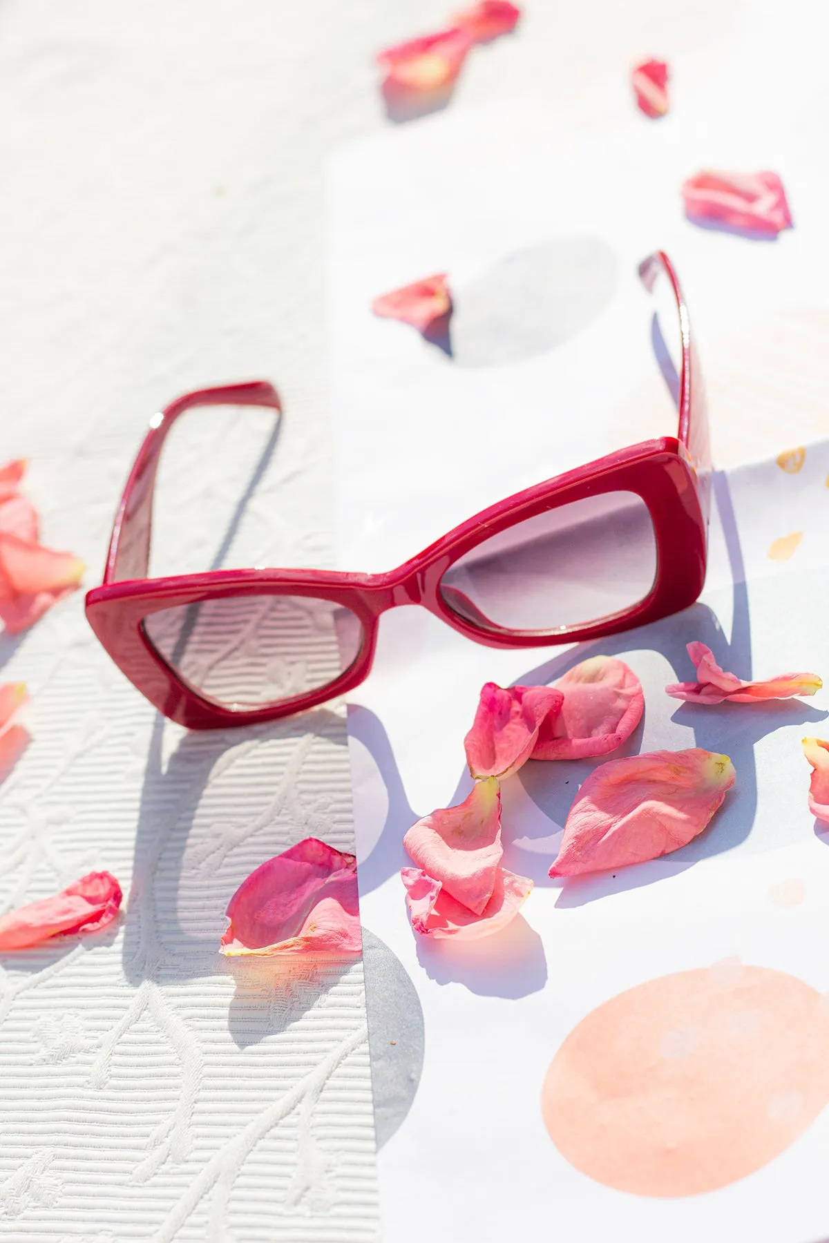 Chunky Triangle Cat Eye Sunglasses