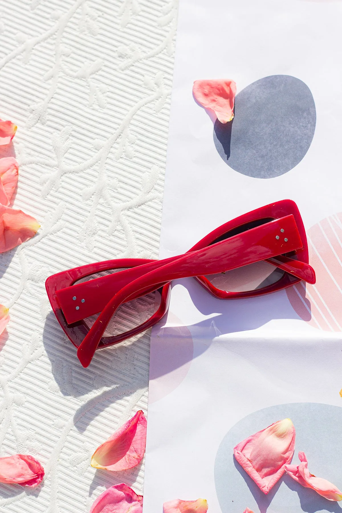Chunky Triangle Cat Eye Sunglasses