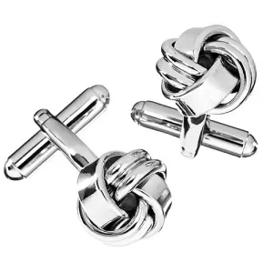 Classic Metal Knot Cufflinks