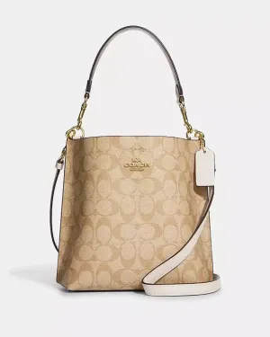 Coach Mollie Bucket Signature Canvas Bag