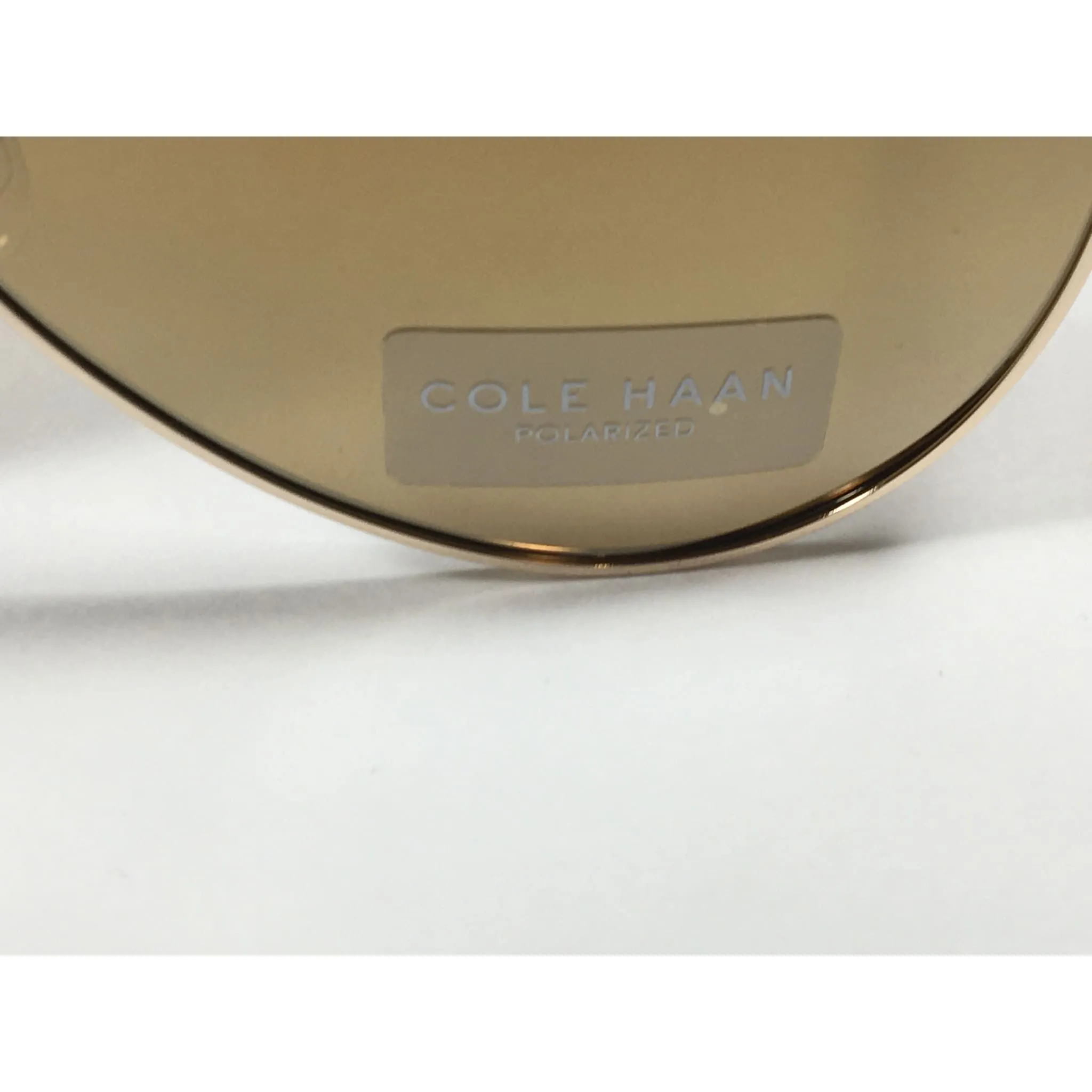 Cole Haan Polarized Aviator Pilot Sunglasses Gold Mirror Lens CH9005 717 GOLD