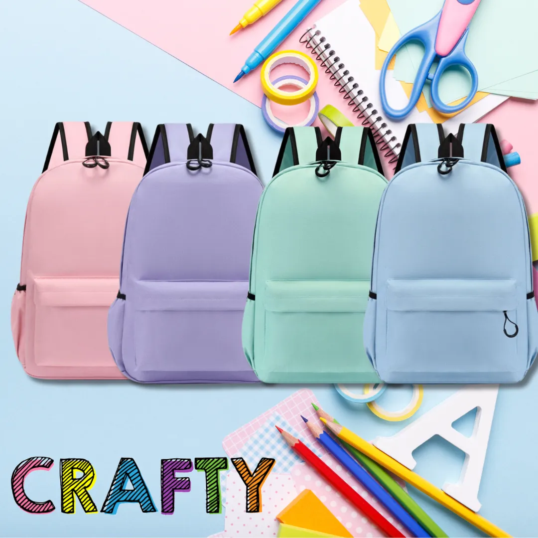 Crafty Backpack - Pastel Pink