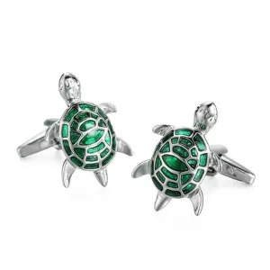 Cufflinks for Men: Turtle
