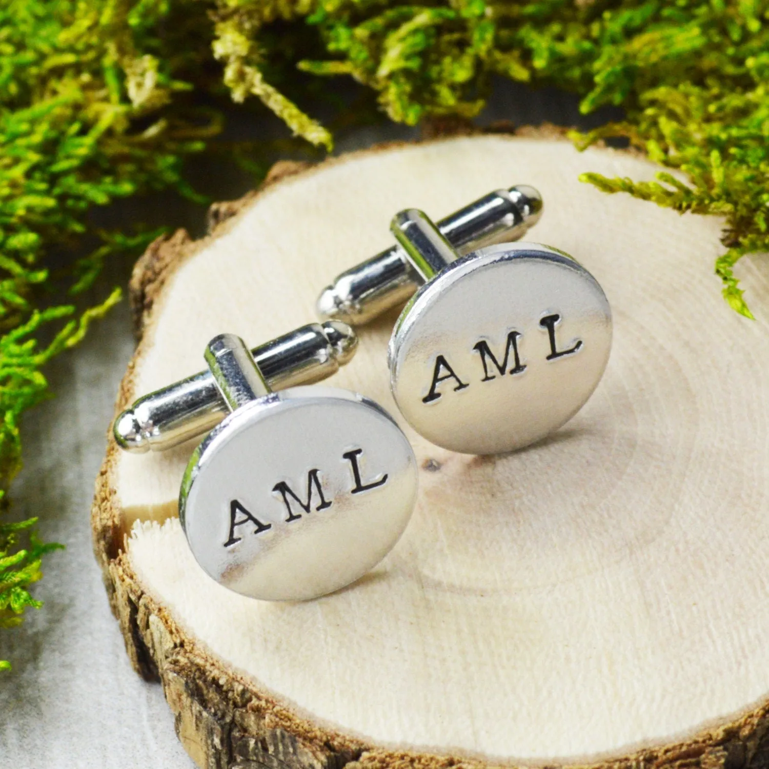 Custom Initial Cuff Links