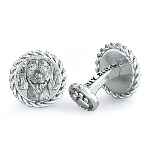 Dachshund Dapper Cufflinks
