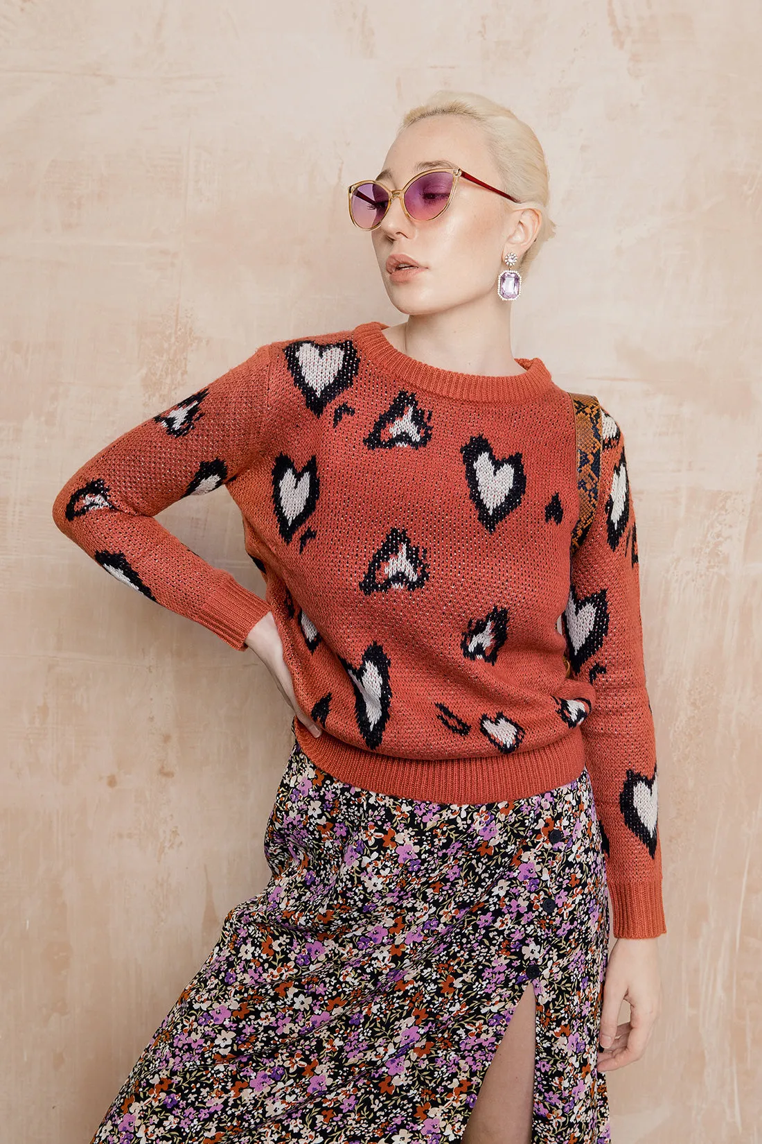 Delicate Large Cat Eye Sunglasses