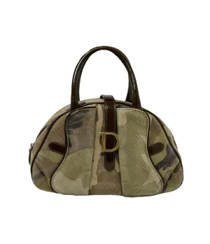 Dior Camo Mini Bowler Bag