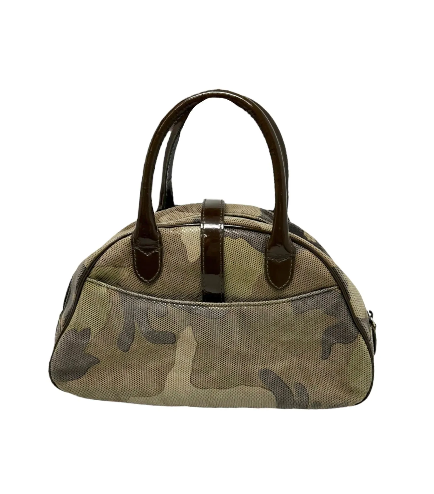 Dior Camo Mini Bowler Bag