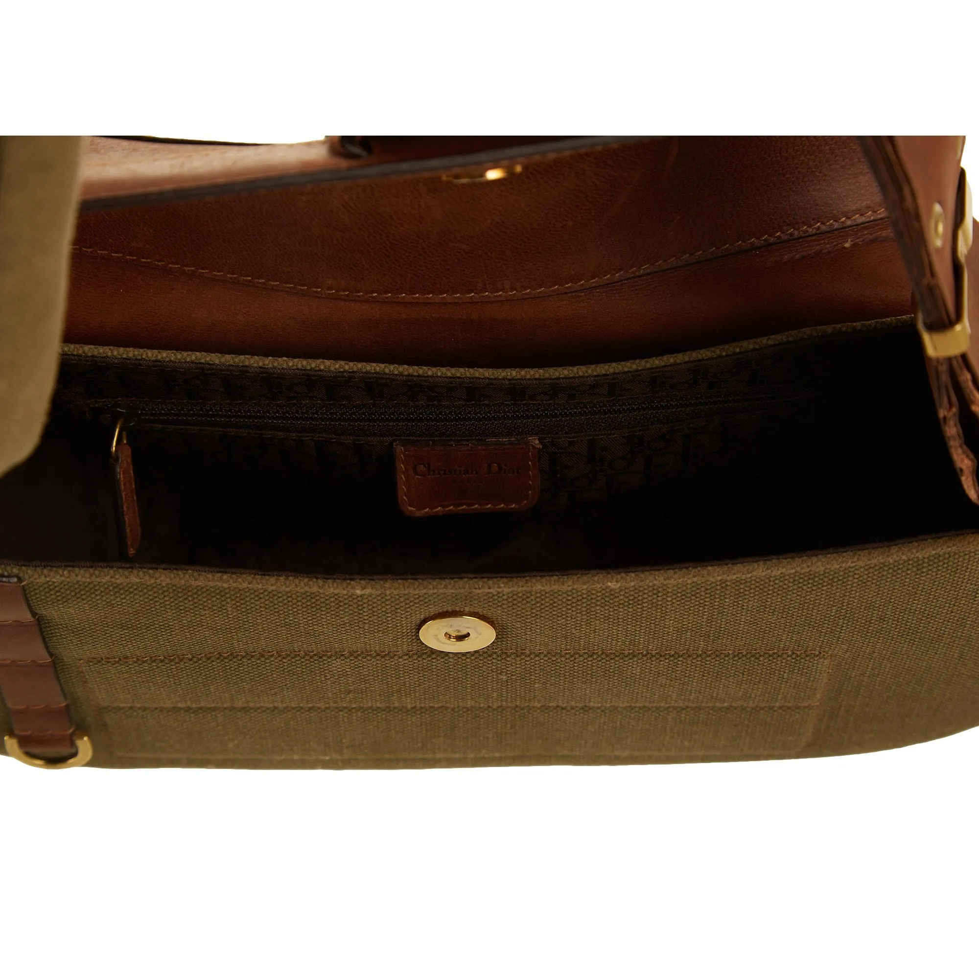 Dior Green Logo Columbus Bag