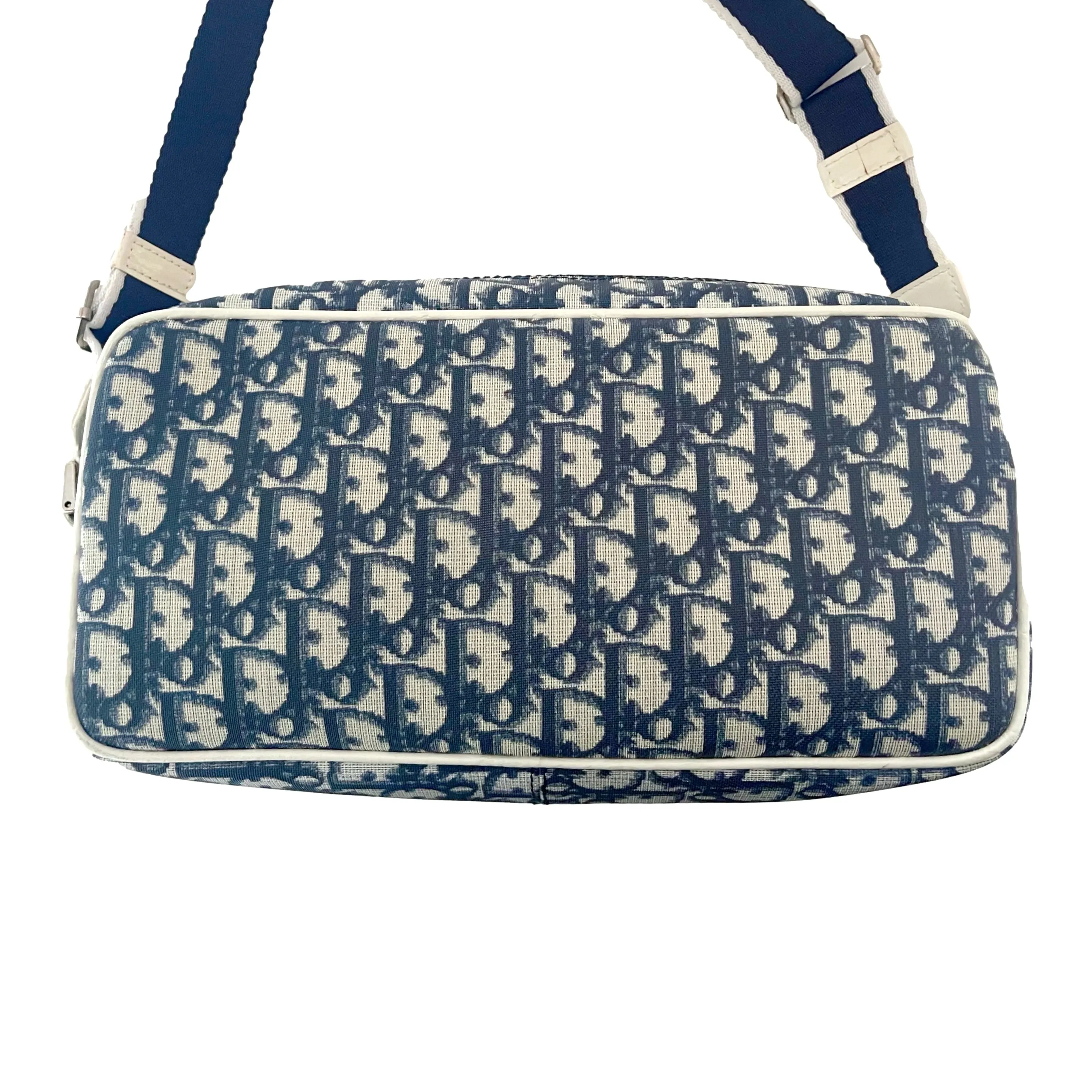 Dior Navy Monogram Crossbody Bag