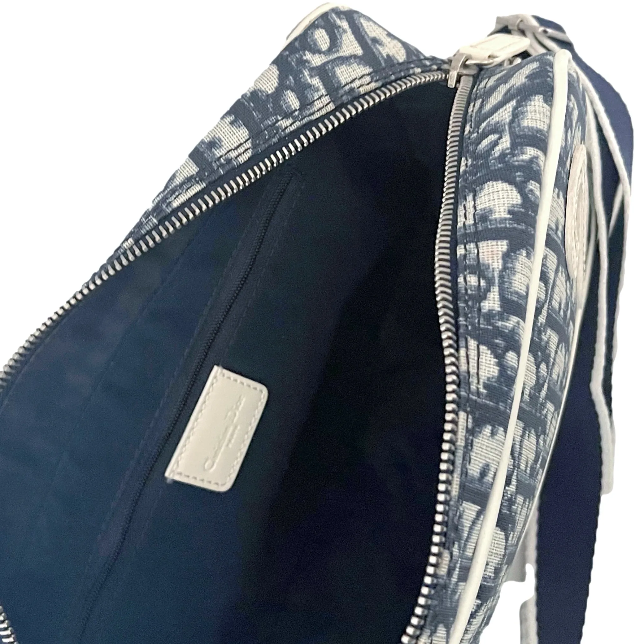 Dior Navy Monogram Crossbody Bag