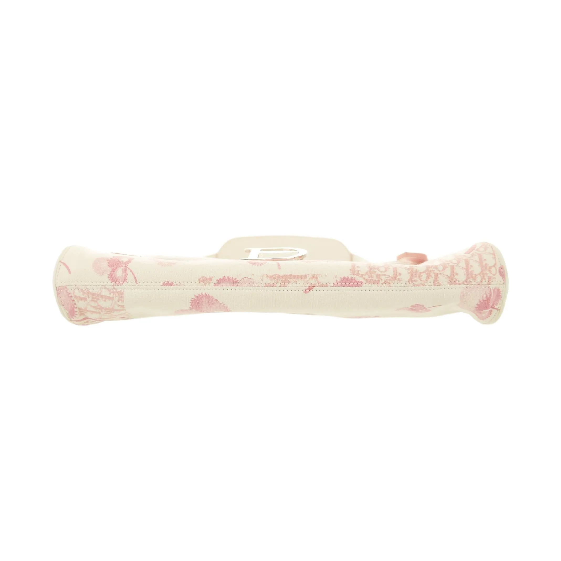 Dior Pink Floral Logo Shoulder Bag