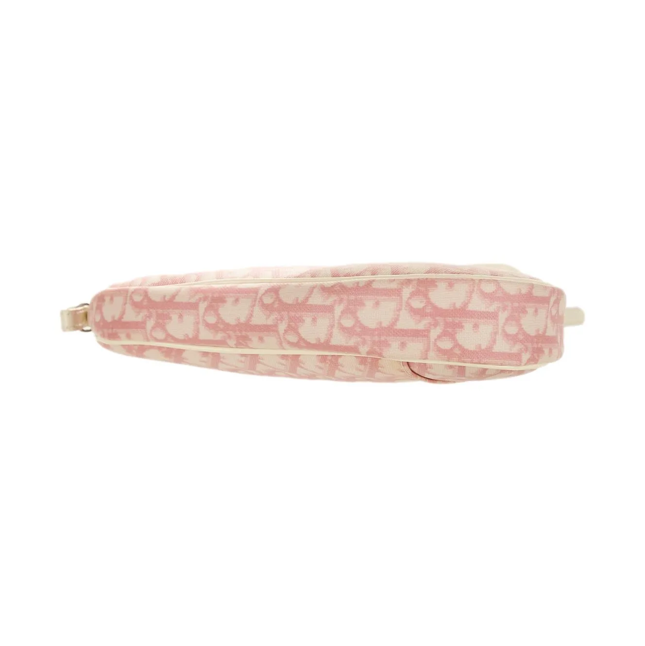 Dior Pink Logo Mini Saddle Bag