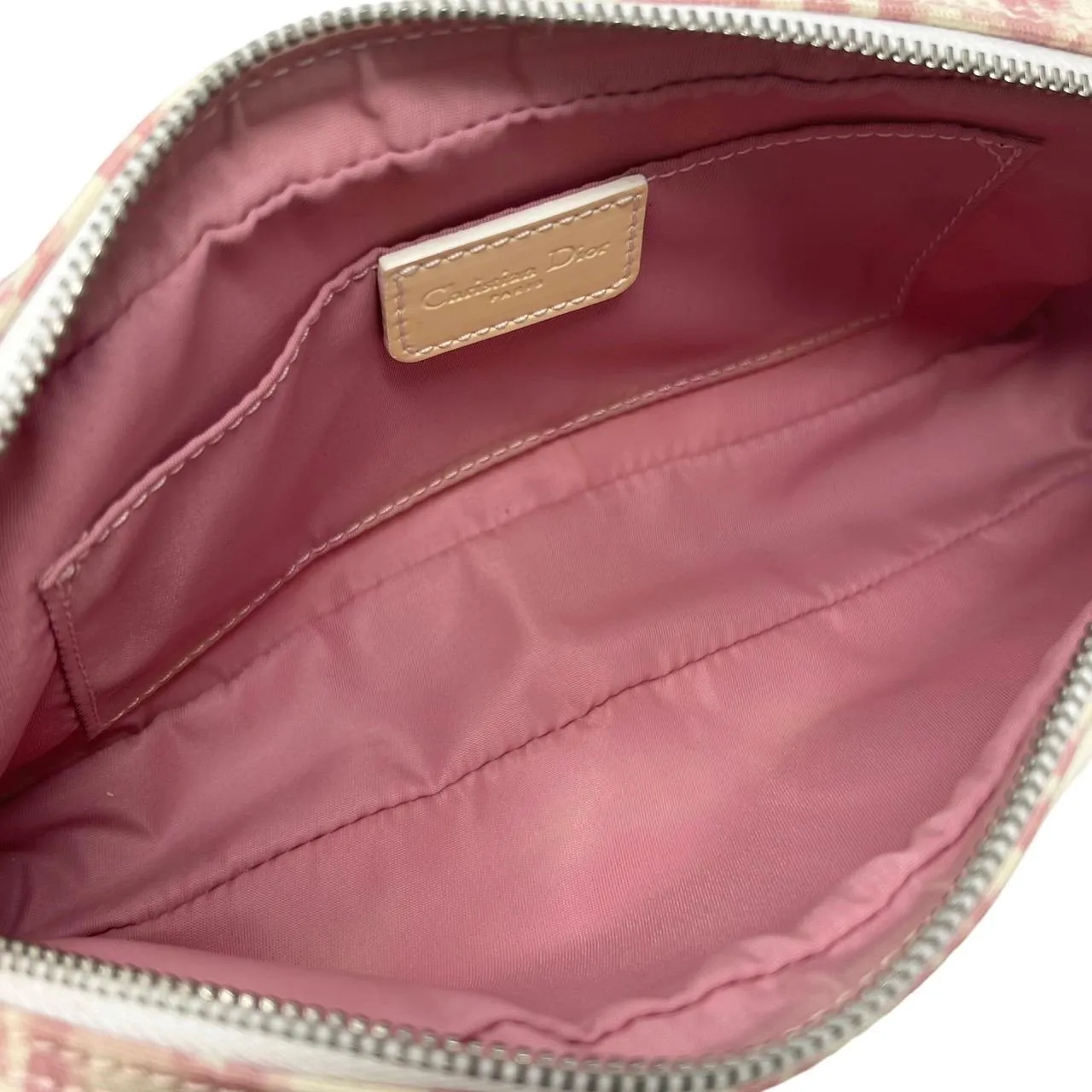 Dior Pink Logo Mini Shoulder Bag