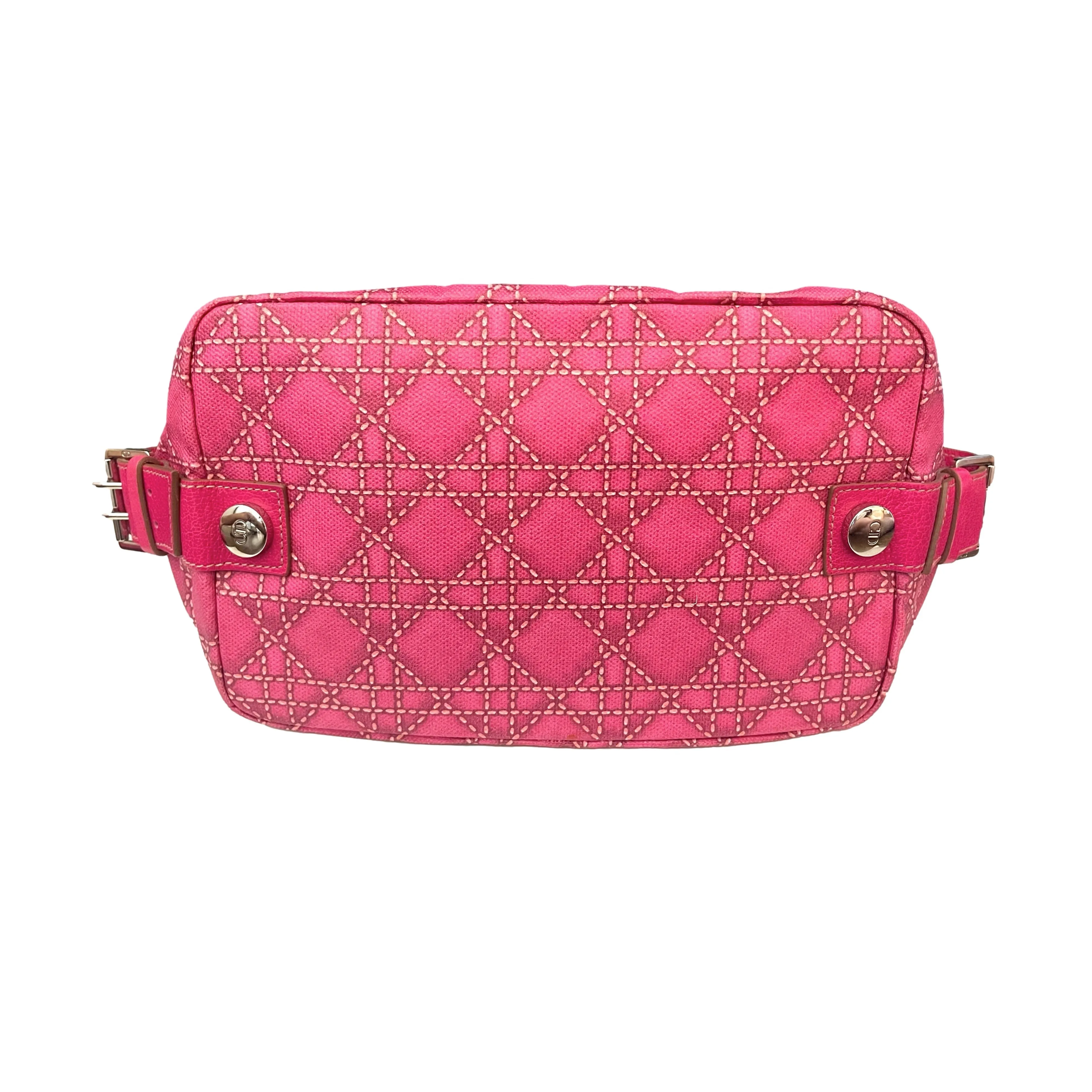 Dior Pink Logo Shoulder Bag