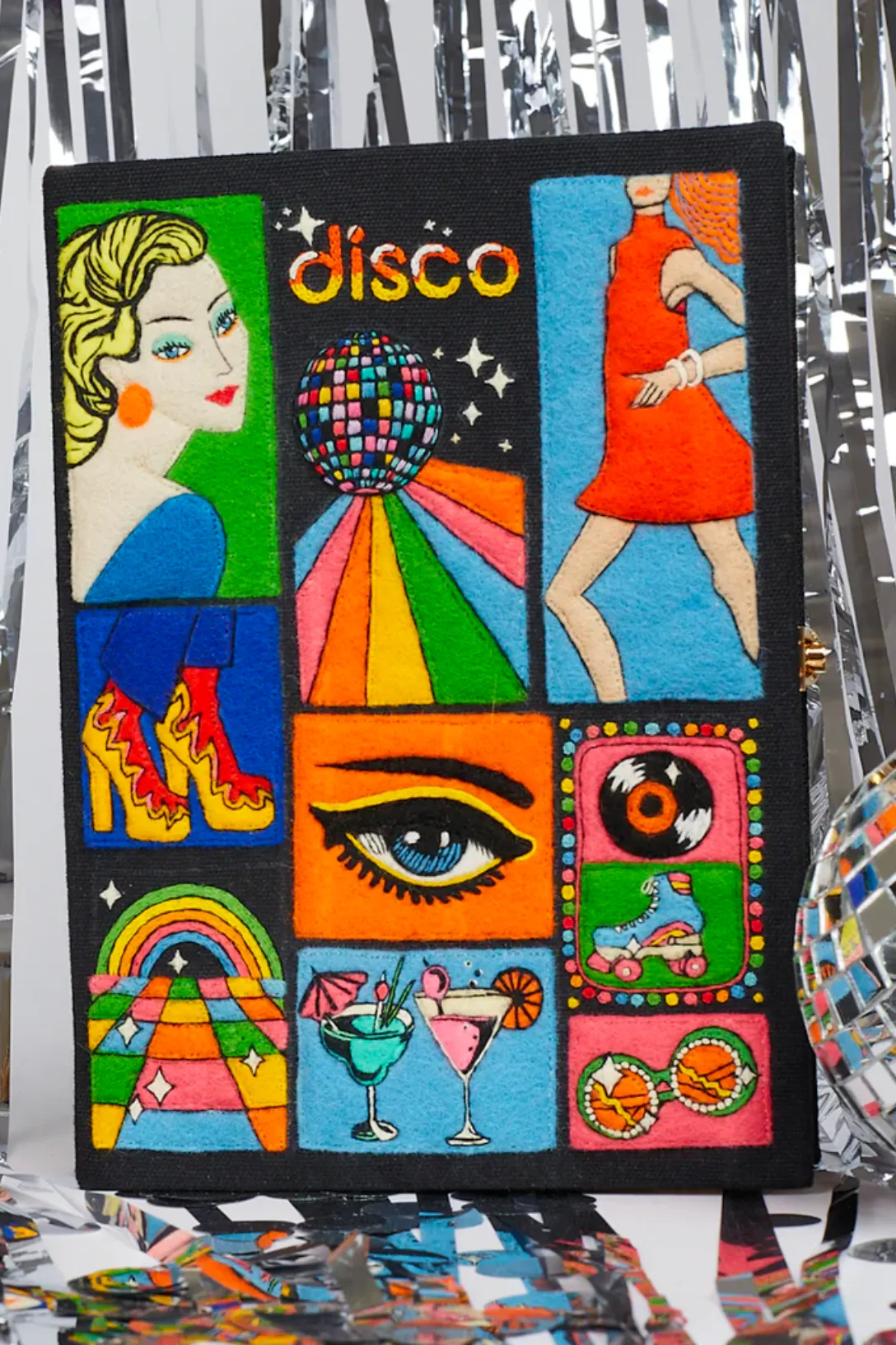 Disco Book Clutch