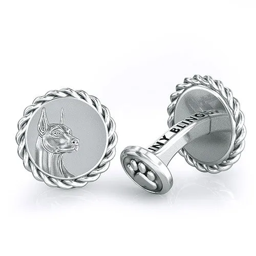 Doberman Pinscher Breed Dapper Cufflinks