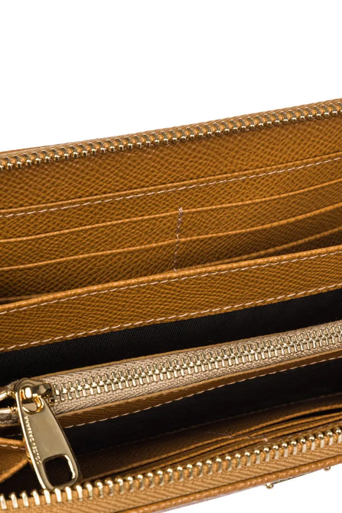 DOLCE & GABBANA DOLCE Camel Leather Wallet