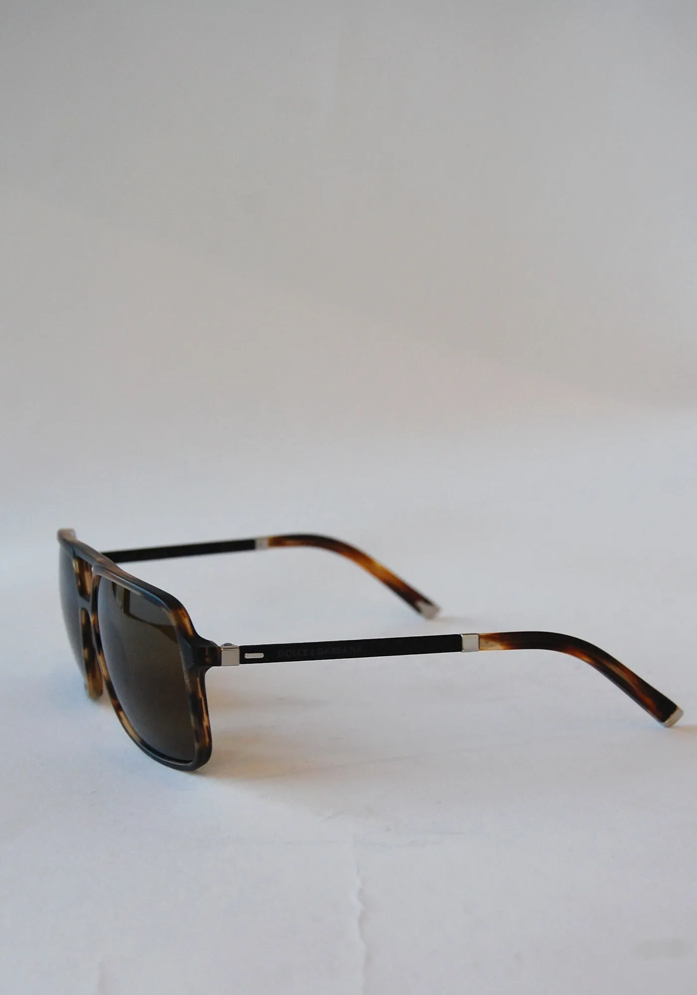 Dolce and Gabbana Tortoise Aviator Sunglasses