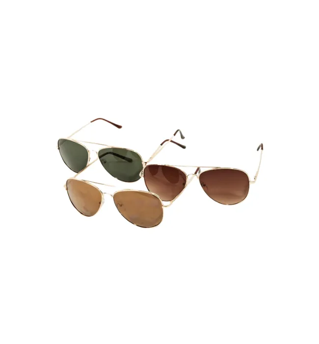 Double Bridge Aviator Sunglasses