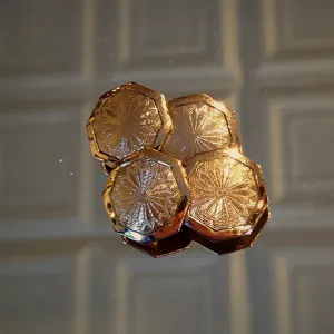 Edwardian Floral-Engraved Cufflinks