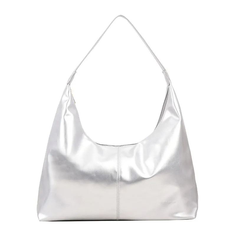 Elegant Large Capacity PU Shoulder Bag for Women – Stylish & Versatile