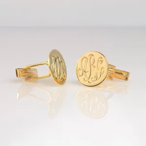 Engraved Monogram Cufflinks