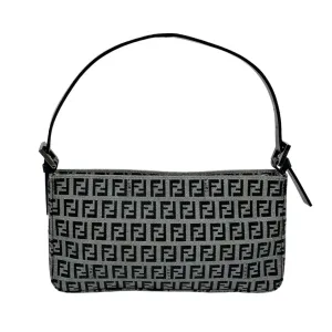 Fendi Navy Mini Logo Shoulder Bag