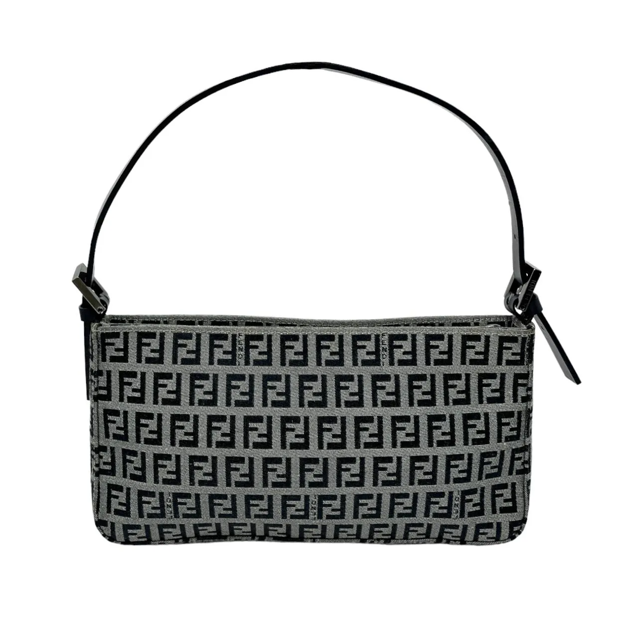 Fendi Navy Mini Logo Shoulder Bag