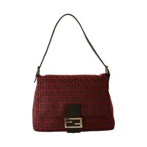 Fendi Red Logo Mama Baguette