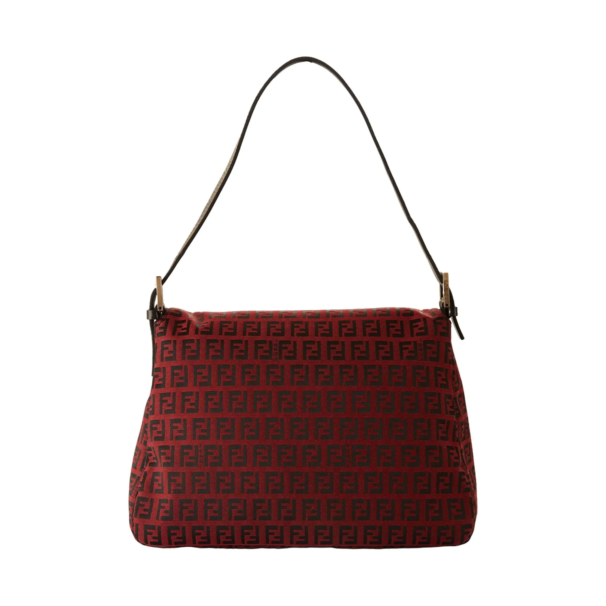 Fendi Red Logo Mama Baguette
