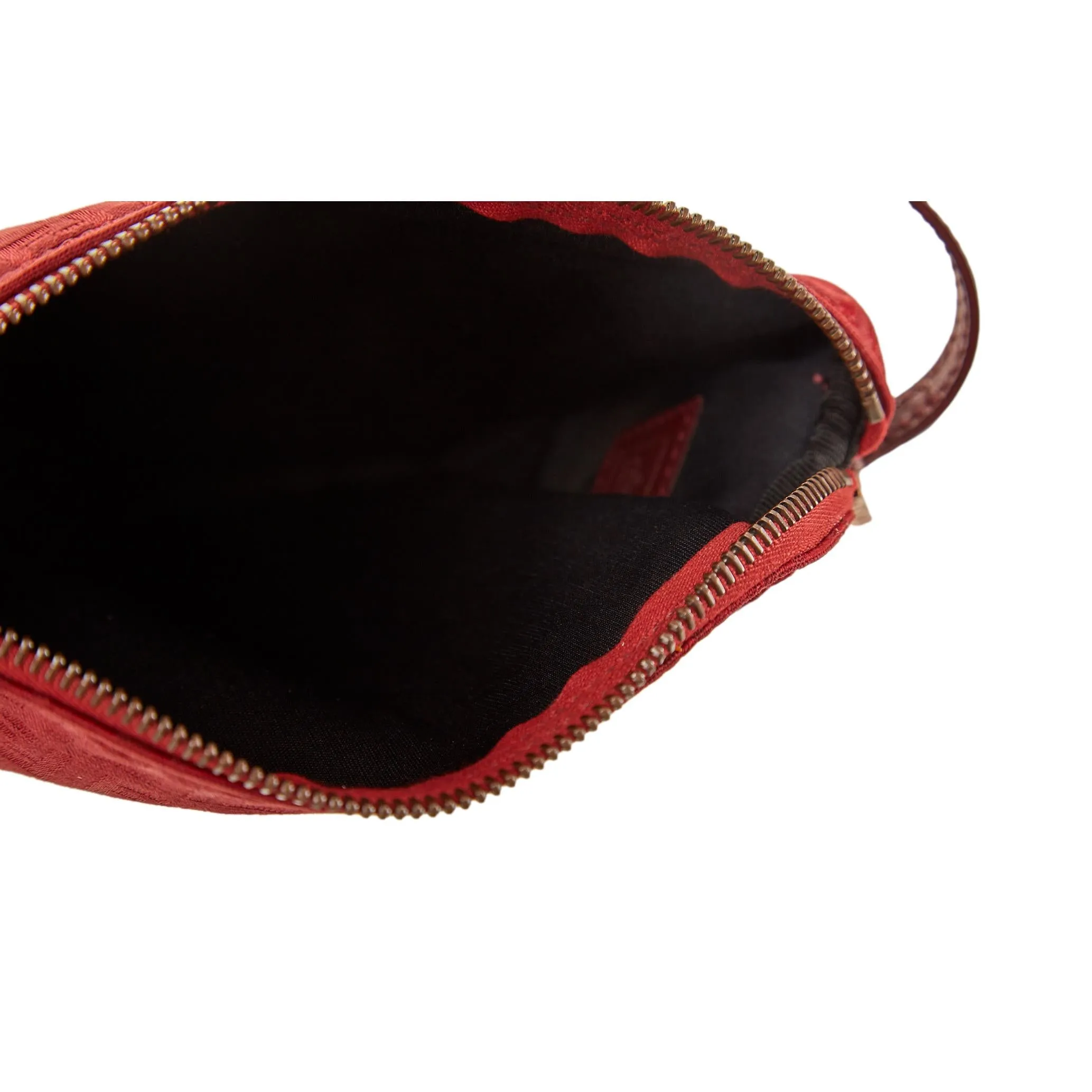 Fendi Red Logo Mini Pouch Bag