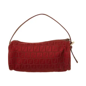 Fendi Red Logo Mini Pouch Bag