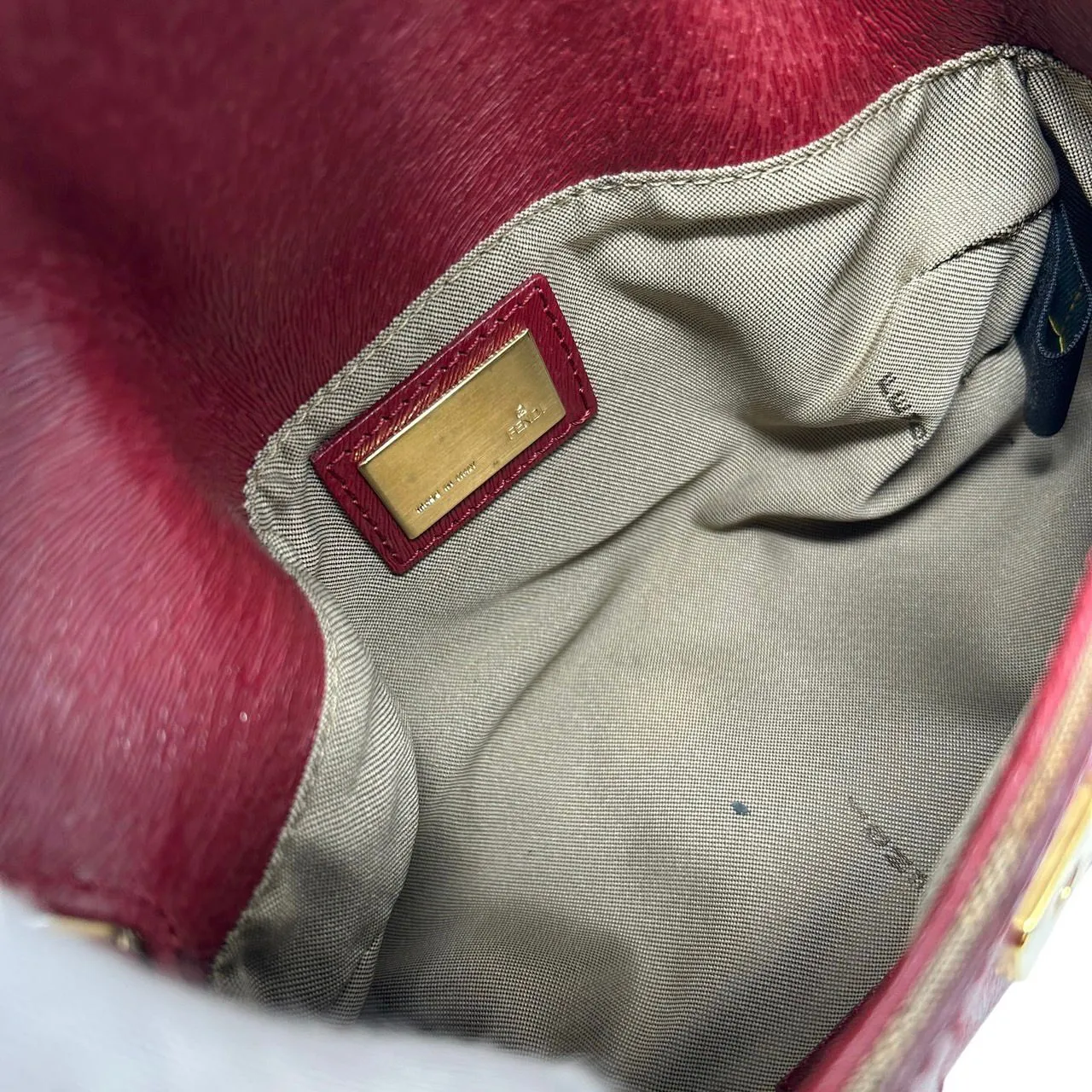 Fendi Red Mini Shoulder Bag