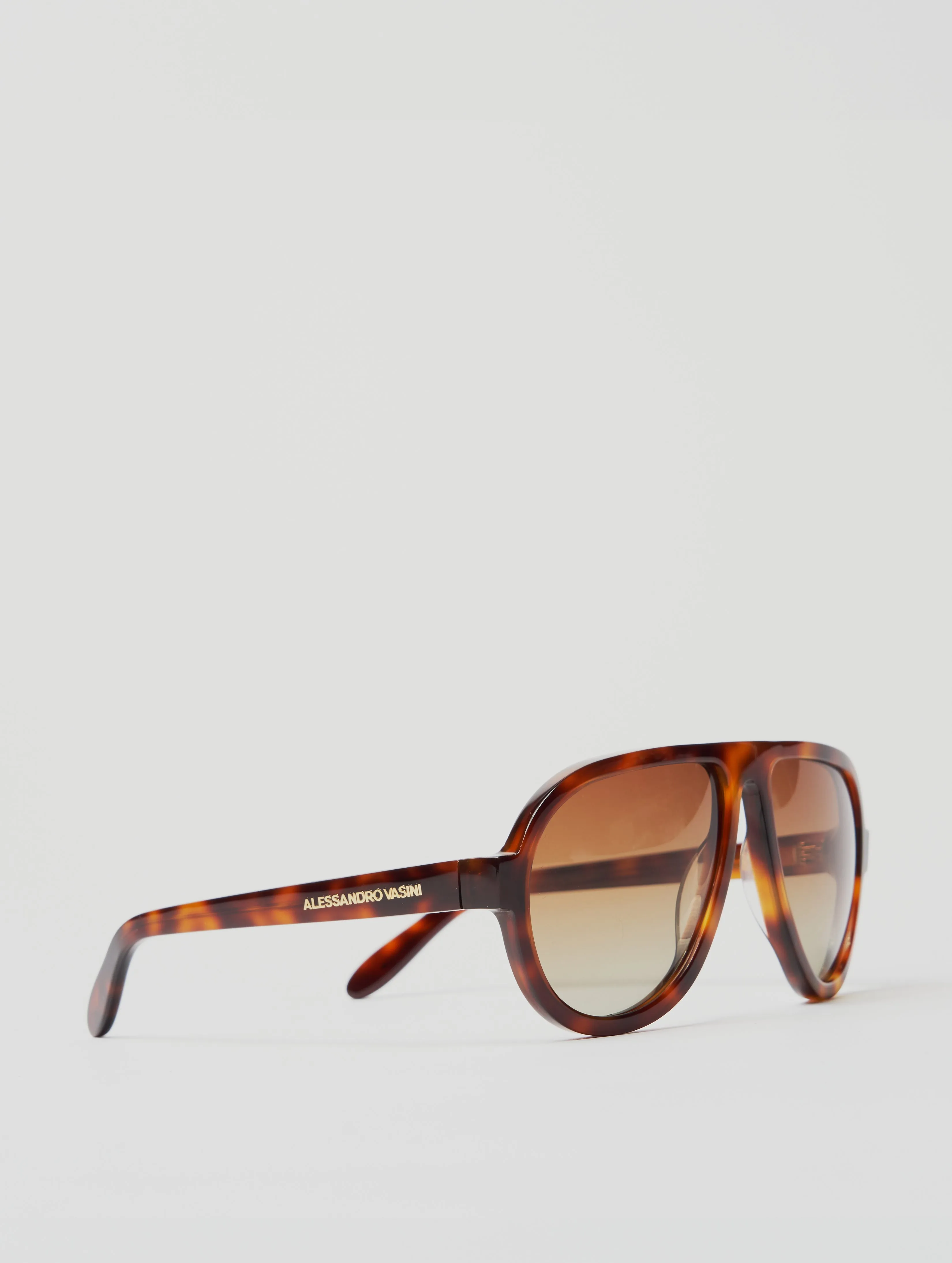 FREDDIE CLASSIC AVIATOR SUNGLASSES IN HAVANA-BROWN