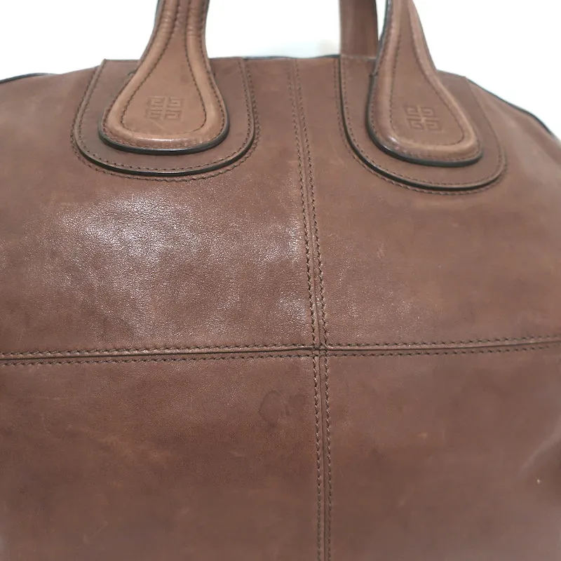 Givenchy Large Nightingale Bag Brown Leather