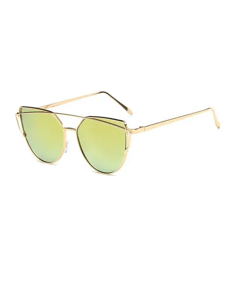 Gold Cat eye Sunglasse