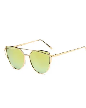 Gold Cat eye Sunglasse