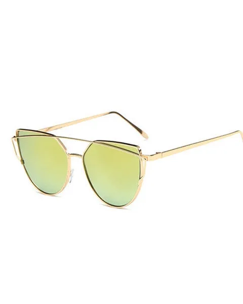 Gold Cat eye Sunglasse