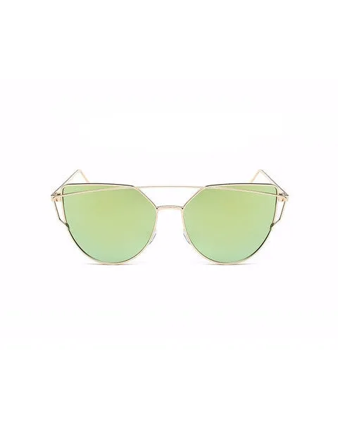 Gold Cat eye Sunglasse