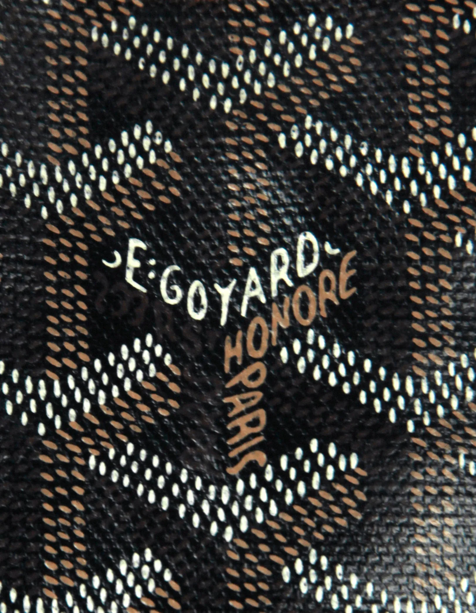 Goyard Black/Tan Canvas Goyardine Saint Louis PM Tote Bag w/ Insert