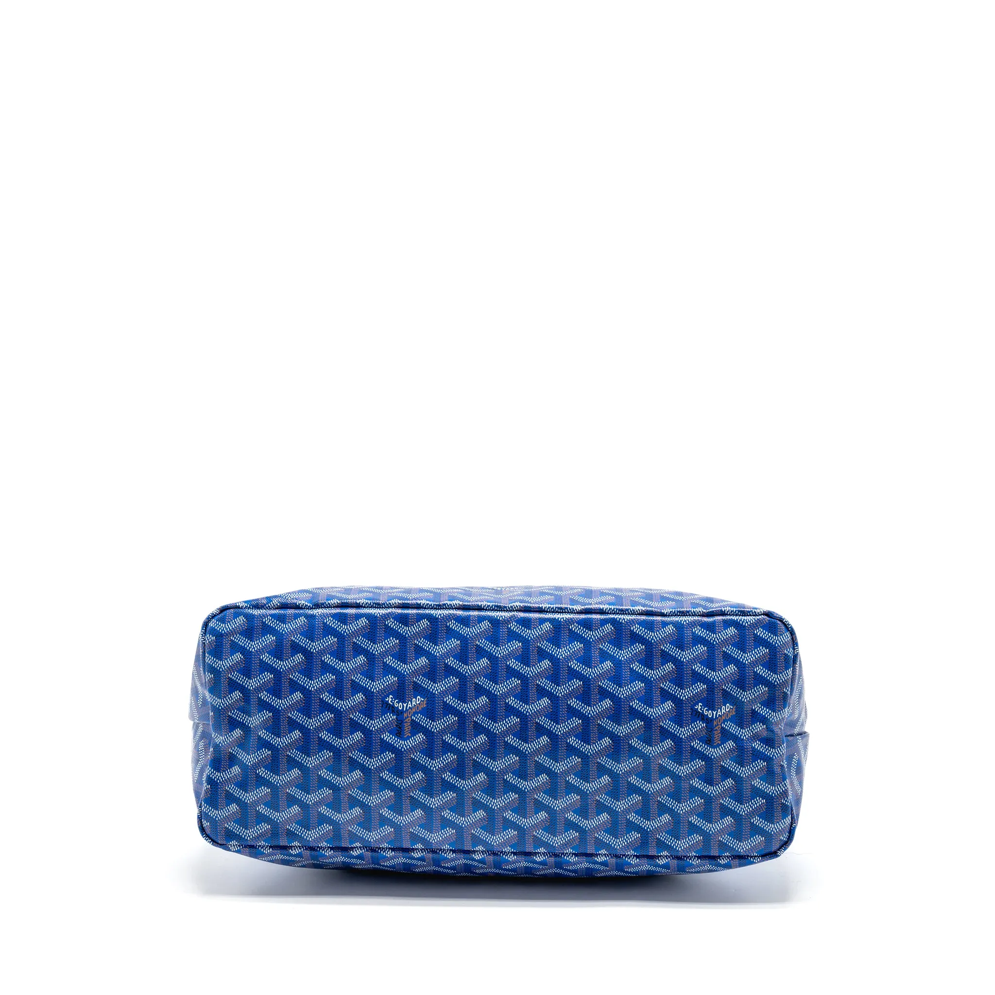 Goyard Boheme Hobo Bag Goyardline Canvas Blue SHW