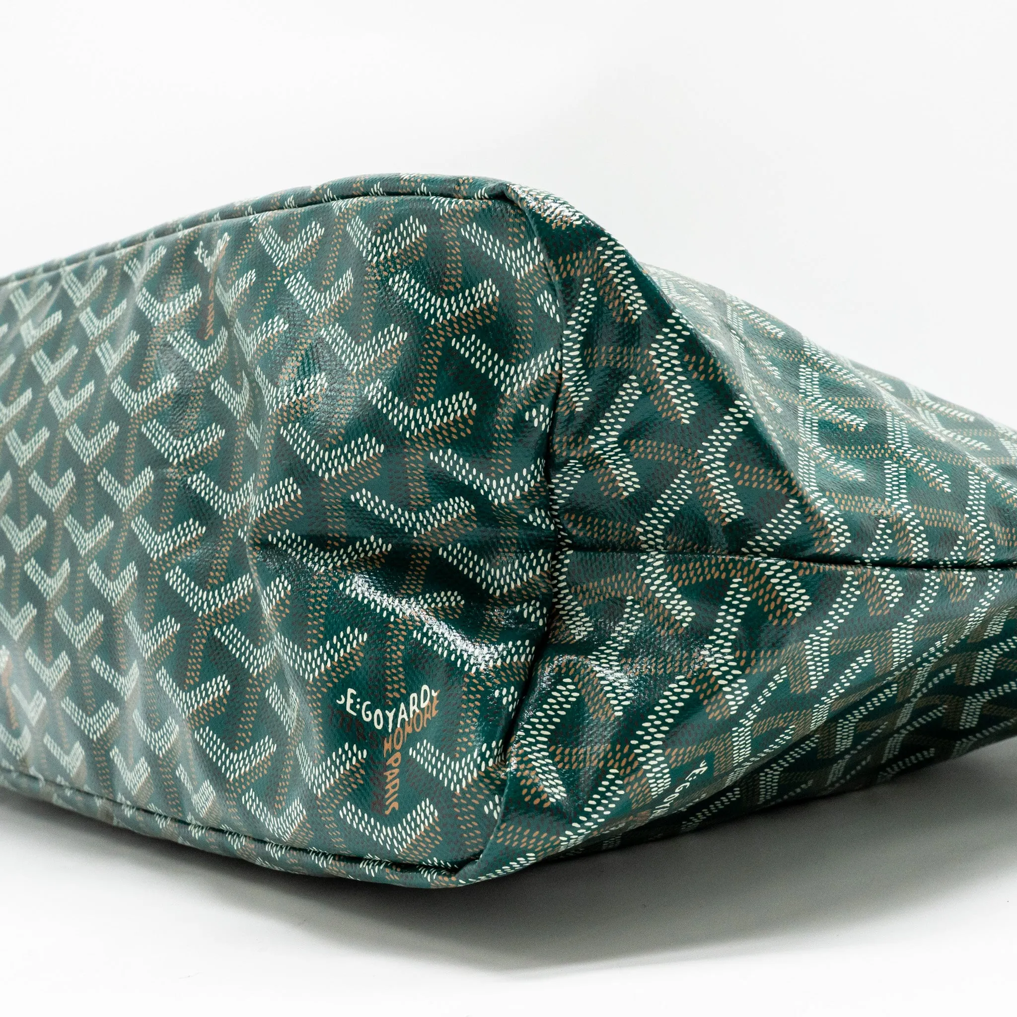 Goyard Boheme Hobo PM Goyardine Canvas/Calfskin Green SHW