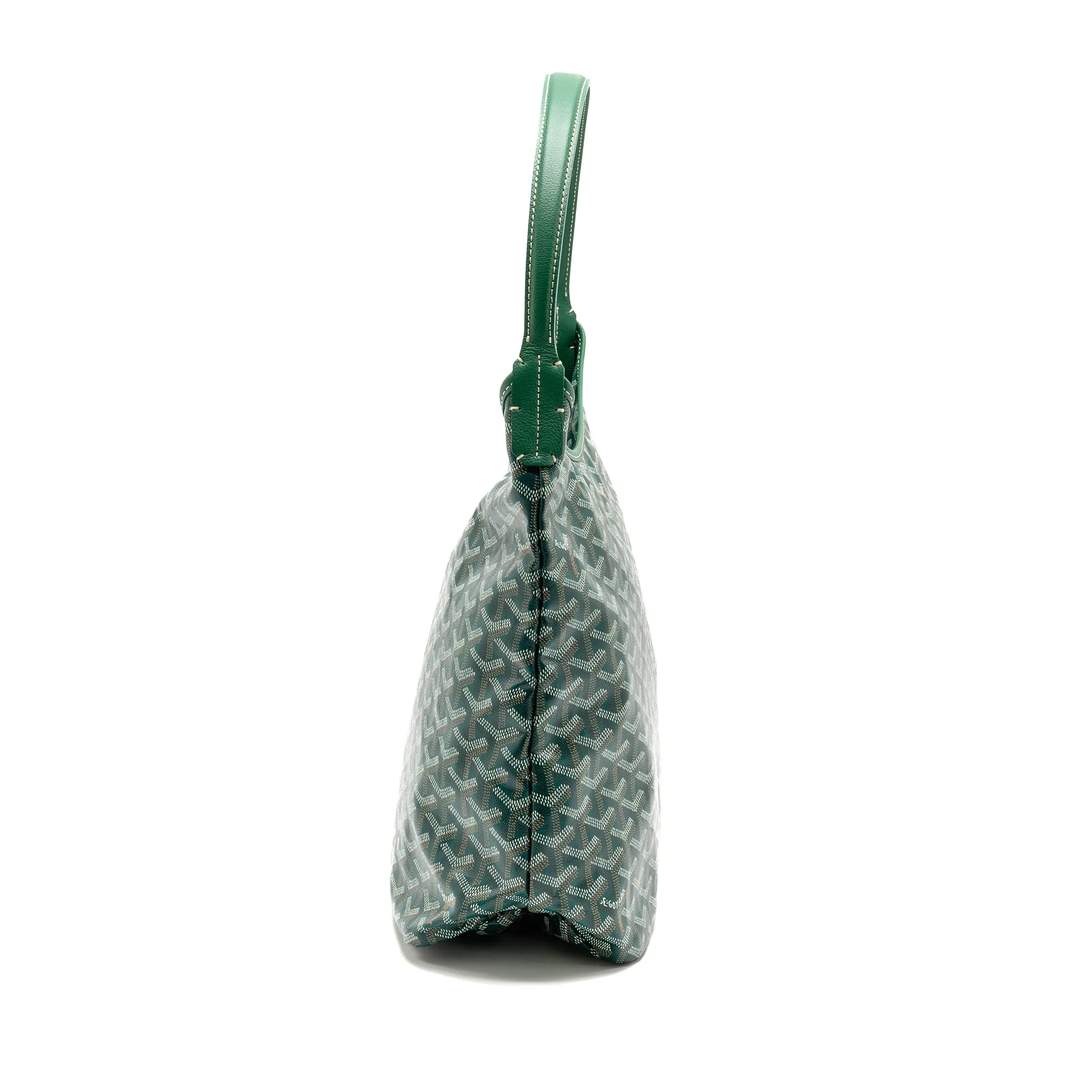 Goyard Boheme Hobo PM Goyardine Canvas/Calfskin Green SHW