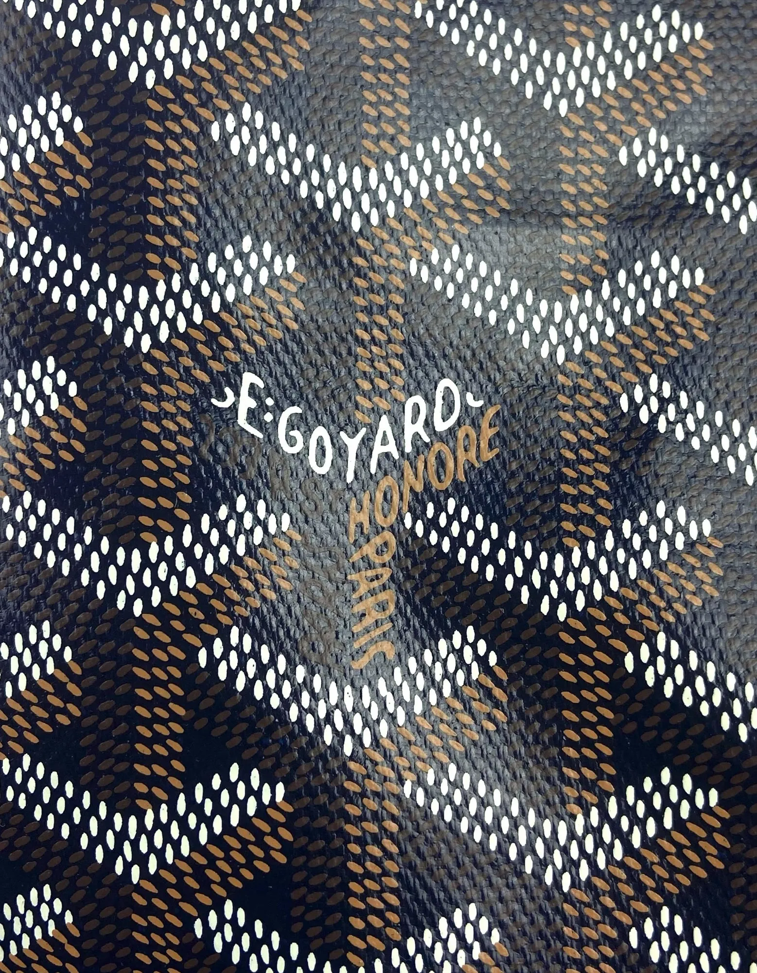 Goyard Navy Goyardine St. Louis GM Tote Bag