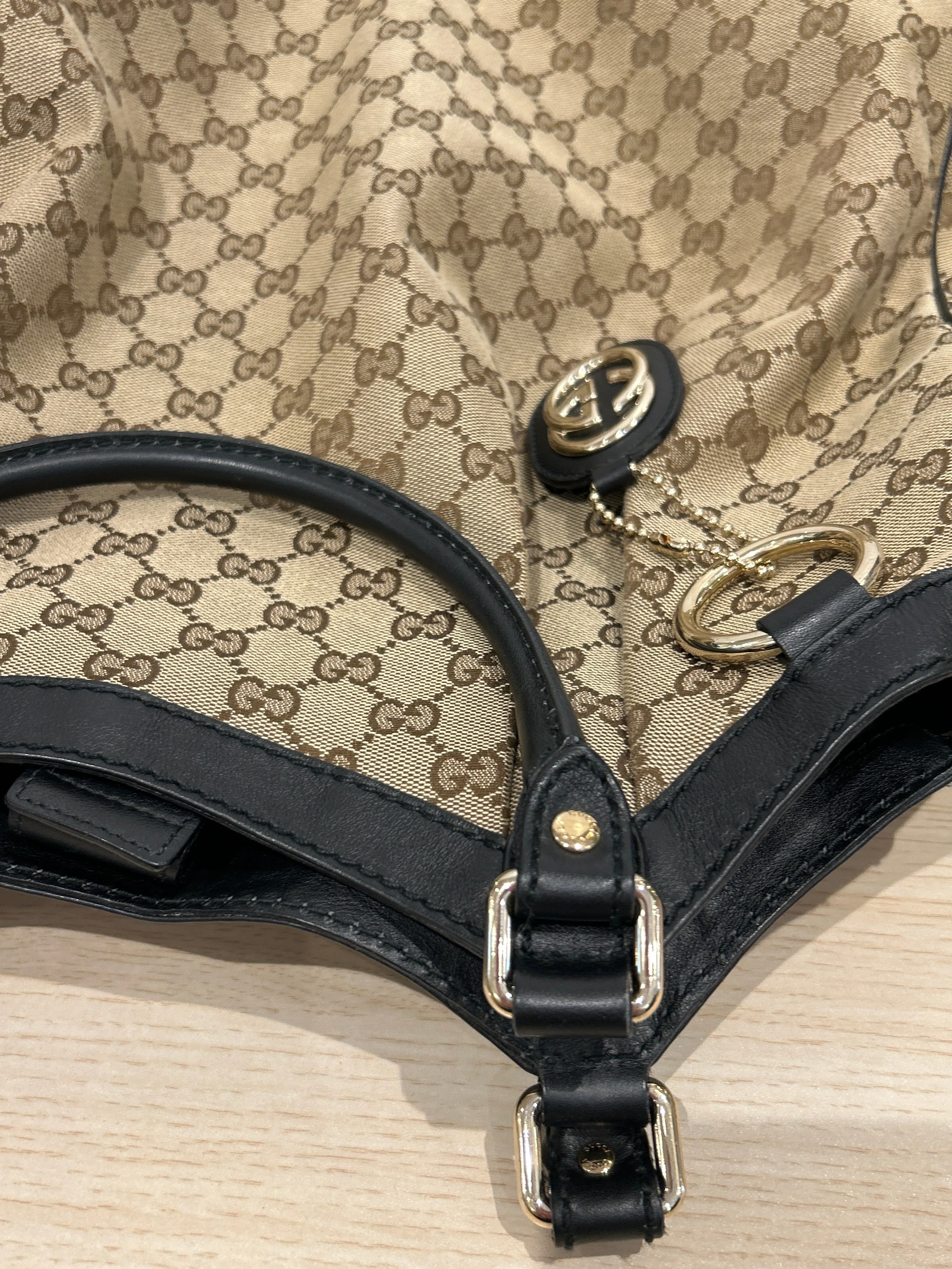 Gucci Bag, GG Canvas Large Sukey Tote