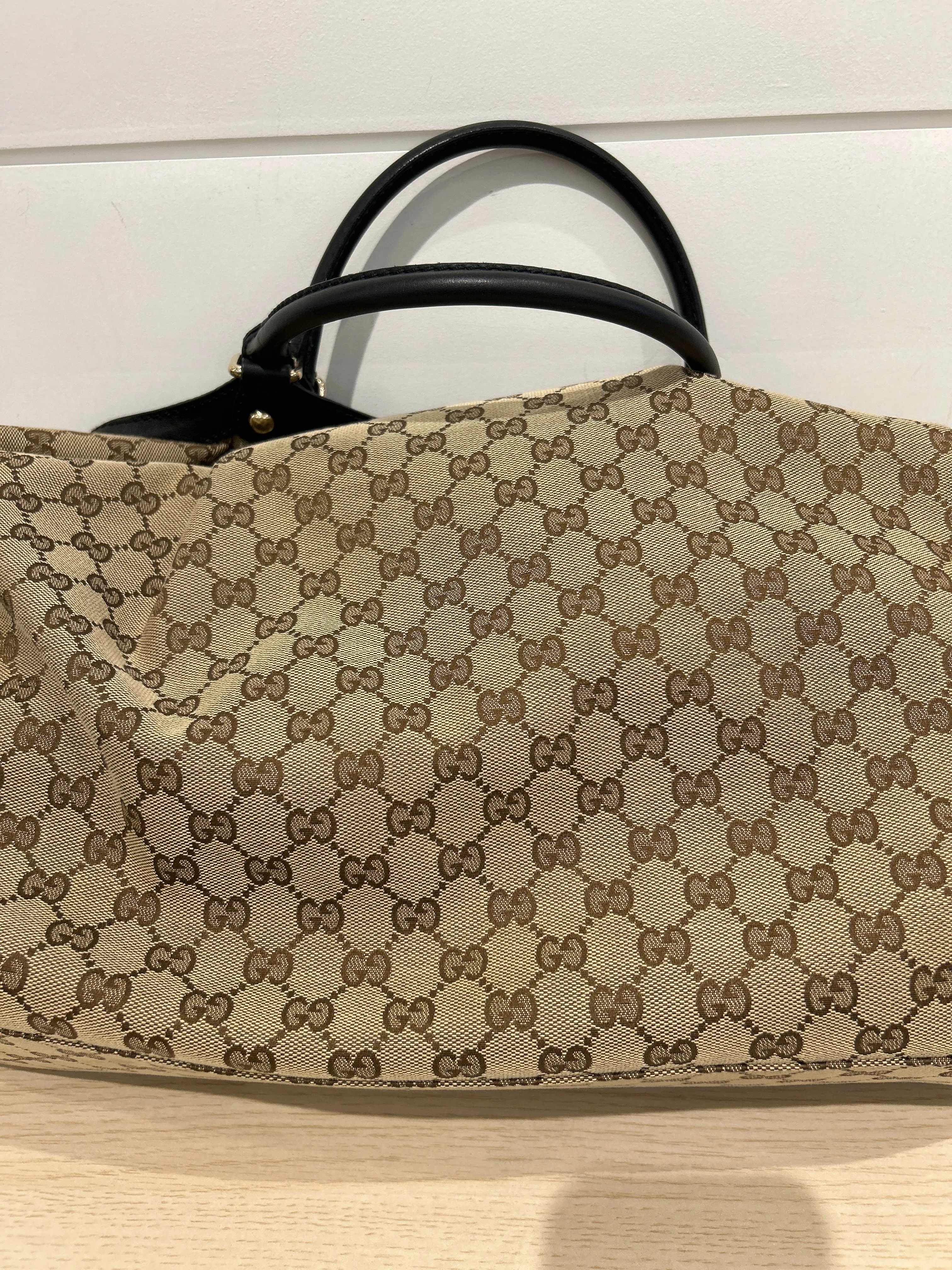 Gucci Bag, GG Canvas Large Sukey Tote